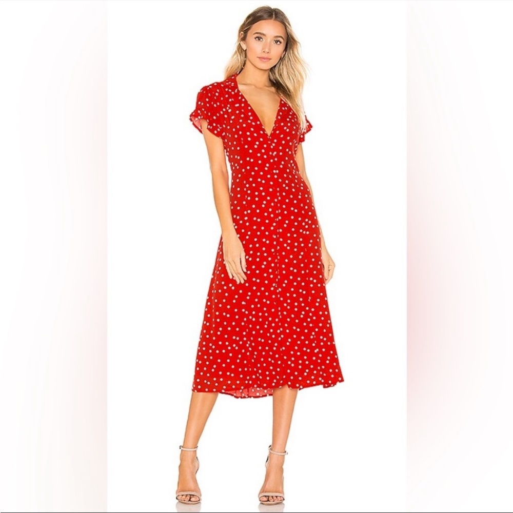 NWT Revolve Privacy Please Cruz Midi Dress